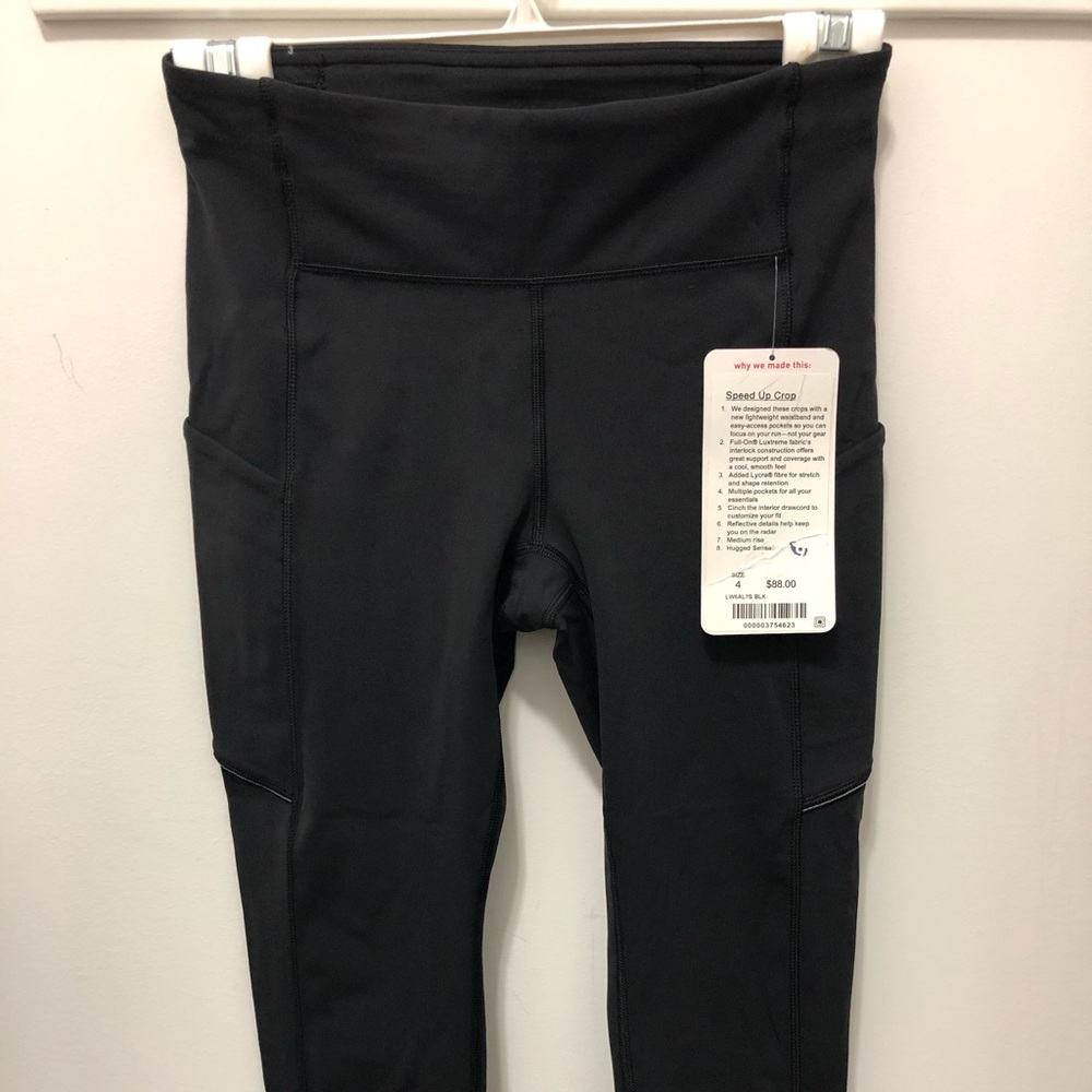 Lululemon- New - Speedup Crop -21” - $60
